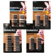 듀라셀 알카라인 AA / AAA 일회용 건전지 40개 대용량 리모컨 장난감 코스트코, AAA 40개