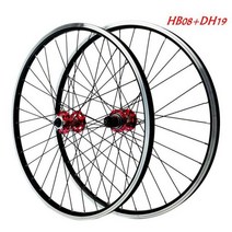 자전거바퀴 자전거휠셋 26 인치 mtb 자전거 휠 알루미늄 합금 카세트 set8-12, 29 red hub_Clincher | 24MM | 2