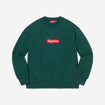 슈프림 박스로고 크루넥 다크 파인 22FW Supreme Bo Logo Crewneck Dark Pine 22FW