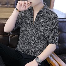 캐주얼 남성 반팔 아이스 냉감 셔츠 3종