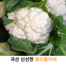 국산) 최상급 신선한 생 콜리플라워 국산 컬리플라워 500g 1kg 꽃양배추 생 칼리플라워