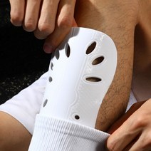 여성 남성 축구용 풋살용 정강이보호대 아대 가드, 여성화이트