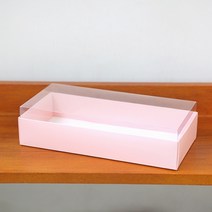 종이나라 마카롱상자 10구 핑크 화이트, 50매, 10구.핑크
