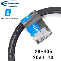 Schwalbe one 20 인치 406 451 스틸 와이어 옐로우 에지 아우터 타이어 듀라노 201.10 작은 휠 직경 접이식 타이어 85-115psi, 406 블랙 1 개, 철사