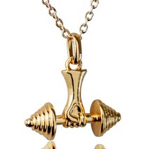 아령 바벨 목걸이