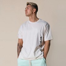 올웨이즈썸머 와이드 머슬핏 남자반팔티 T006 반팔티셔츠 피트니스 짐웨어 반팔 티셔츠