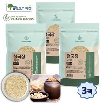 청국장 가루 분말 국산 대두 콩 100% 발효 효소 500g 1팩~3팩선택구성, 3팩