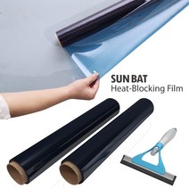 베란다 창문 외열 자외선 단열 필름 썬배트, 선택B. 6m / 롤 2개