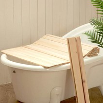 편백나무 반신욕 욕조 덮개 대형 히노끼 트레이 접이식 롤 커버 원목 거치대 테이블 받침대 [리빙홈마켓], 고급 히노끼 욕조덮개 700x1000
