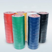 단열재 단열필름 접착식 보온재 바닥 외벽 1pcs 색상 전기 테이프 PVC 내마 모성 난연 무연 절연 방수 튜브, 06 YELLOW