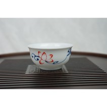 한차원 백자 반수공 연꽃 찻잔 3종, 2