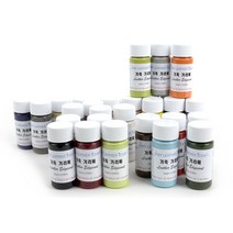 가죽공예 - 기리메 엣지코트 (무광-국산) 용량40ml 안전확인대상생활화학제품 환경부 승인, 옐로우 506