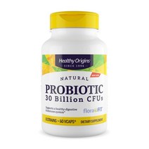 헬시 오리진 유산균 300억 CFU 상온보관 60 베지캡슐, 4병, 60정