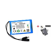 전기 자전거 배터리 24V 10Ah 25.2V 6S1P 리튬 이온 배터리 팩 BMS 전기 모터 자전거 ebike 스쿠터 장난감