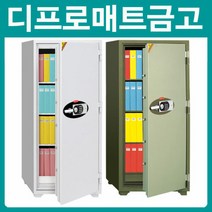 디프로매트 200EHK 열쇠+디지털락 2중잠금 내화금고 388kg 서랍1개 선반3개, 1층배송/아이보리