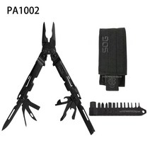 SOG EDC 멀티 툴 접이식 나이프 펜치 전술 생존 캠핑 텐트 여행 야외 하이킹 도구 PA1001 PA2001, 3.PA1002 Set