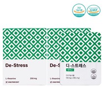 한국건강데이터 스트레스 영양제 L 테아닌 250mg, 30정, 2개