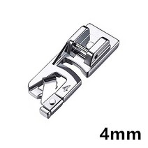 재봉틀 노루발 키트 세트 액세서리 바느질 미싱 3mm/4mm/6mm 압연 밑단 발 국내 형제 가수 Janome Babylock Kenmore, [02] 4mm