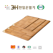 한일온열기 샤인 EMF 울트라마루 전기장판 열선자국없는 모노륨 거실매트, 200x300