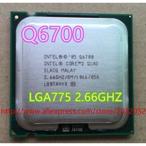 인텔 코어 2 쿼드 Q6700 q6700 CPU 프로세서 2.66Ghz/ 8M /1066GHz 소켓 775 작동 가능