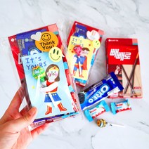 빼빼로데이 간식 선물 어린이집 유치원 생일 답례품 회사 교회 구디백 과자세트, 슈퍼맨