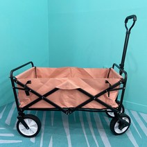 하바캠핑 원터치 접이식 캠핑웨건 다용도 웨건 감성 캠핑용 캐리어 카트 웨건 5종, 핑크, 1개
