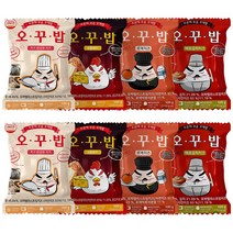 오꾸밥 오븐에 꾸운 주먹밥 8봉, (치즈)로제2+김치2+불닭2+까르보2, 100g, 8개