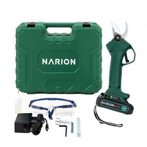 나리온 전기 충전 전동 전지가위 21V 풀세트, 28mm 배터리 1개