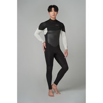 [서플로] 남성 ZEST - 체스트집 기모 풀 웻슈트 4/3mm 서핑 슈트