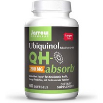 Jarrow Formulas 유비퀴놀 QH-흡수 200mg 60 소프트젤