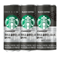 스타벅스 파이크 플레이스 로스트 블랙 200ml 24캔