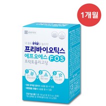종근당건강 유산균 유익균 먹이 프리바이오틱스 에프오에스 가루분말, 30포 1박스, 1개