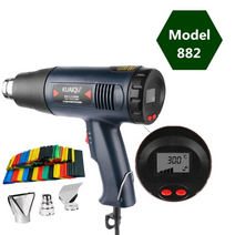 무선 힛툴 산업용 공업용 열풍건조기 히팅건 힛건 히팅기 열풍기 드라이기 전기 열풍 총 온도 제어 건물 헤어 드라이어 열 총 개의 노즐로 조절 ​​가능 전기 열 총, 협력사, 882- 세트