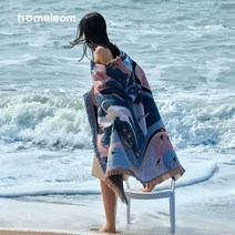 낮잠 담요 휴대용 담요 홈레옴 붉은 잉어 오케스트라 소파 분위기