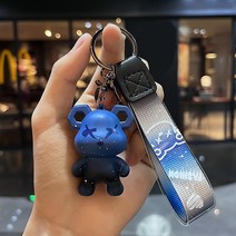 피아트 500 TPU 골드 에지 3 버튼 자동차 플립 접이식 키 케이스 커버 원격 키 쉘 홀더 Protecor 키 체인 액세서리, 보여진 바와 같이, 아미 그린