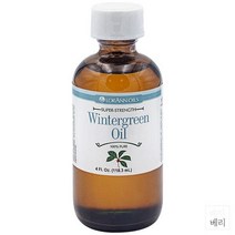 LorAnn Oils Wintergreen Super Strength Flavor 로앤 오일 윈터그린 쿠킹 베이킹 시럽 4oz(118.3ml)