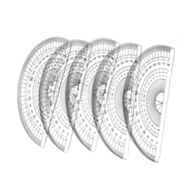 각도기 5개입 곱자 직각자 삼각자 파이자 분도기