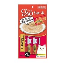 이나바 챠오츄루 고양이 간식 혼합맛 10종콤보, 이나바 차오츄르, 참치게맛살(108) 4Px10팩
