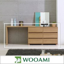 브루스 와이드 콘솔세트, 색상:오크화이트