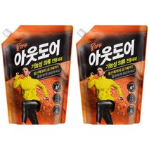 애경 울샴푸 아웃도어 세제 1L 기능성의류세제, 2개