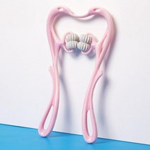 효도선물 목 마사지 요법 목과 어깨 듀얼 트리거 포인트 롤러 셀프 도구 손 압력 완화 깊은, C02
