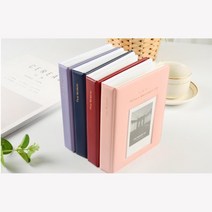 폴라로이드 커플사진 포켓 2단 사진북 포토북 사진첩, 남색