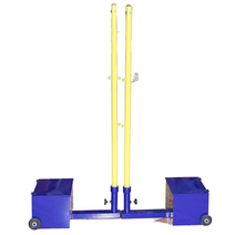 배드민턴 테니스 배구대 이동식 배구지주 네트 멀티, 가족삼용그물망