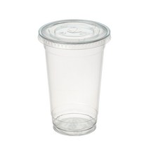 커피촌 92파이 PET컵 16oz + 평뚜껑, 100개, 10세트