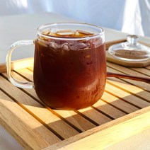 뚜껑있는 내열유리 머그컵 490ml 1P세트 (뚜껑포함)
