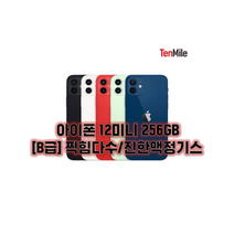 아이폰12미니 64GB/128GB/256GB 보호필름 케이스 충전기 사은품 자급제 중고폰 공기계 텐마일, 블랙, 256GB, 찍힘다수/진한액정기스