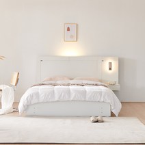 이노센트 펠리스 호텔형 Q침대 프레임+협탁1개 i102234, 화이트