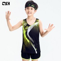 육상복 마라톤복 달리기 운동복 성인 어린이 유니폼 세트