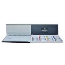 [신한화구]신한수채화물감30색7.5ml+30칸알루미늄파레트1세트, 30색