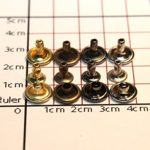 로스킨 rma524(가시메 10mm 신주 50set 단면 양면), 양면／흑니켈(검정)